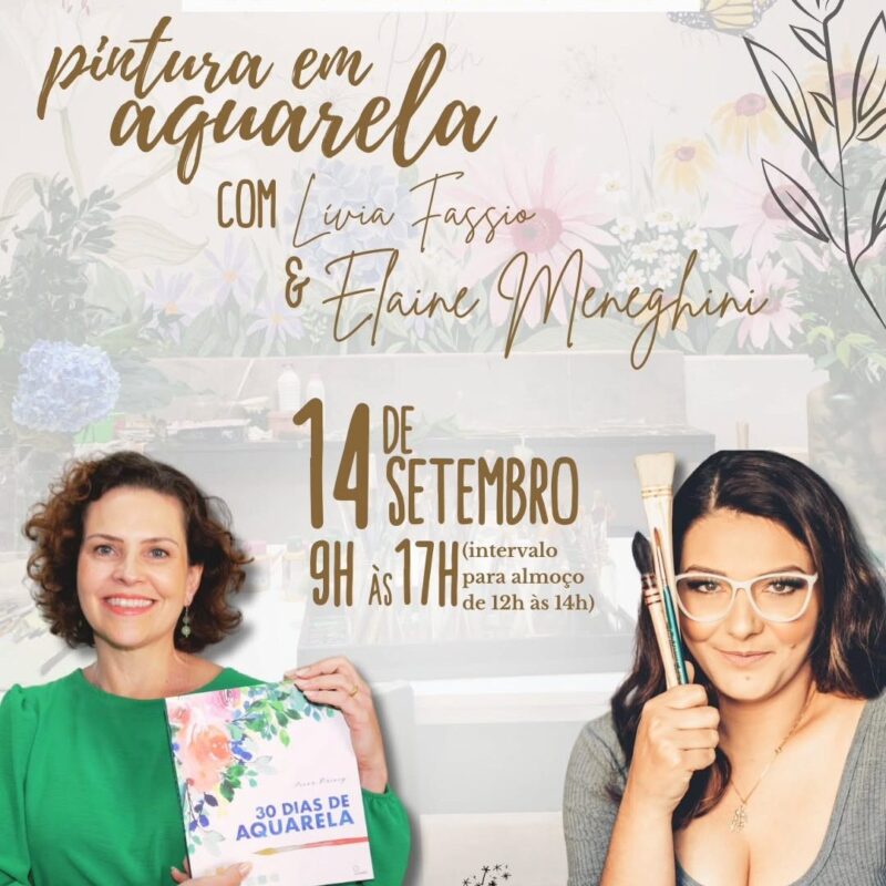 Oficina Pintura em Aquarela