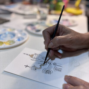 Vivência com arte no Pólen