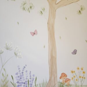 Mural pintado à mão pelo Pólen