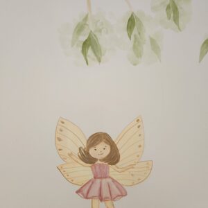Mural pintado à mão pelo Pólen