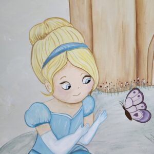 Mural pintado à mão pelo Pólen